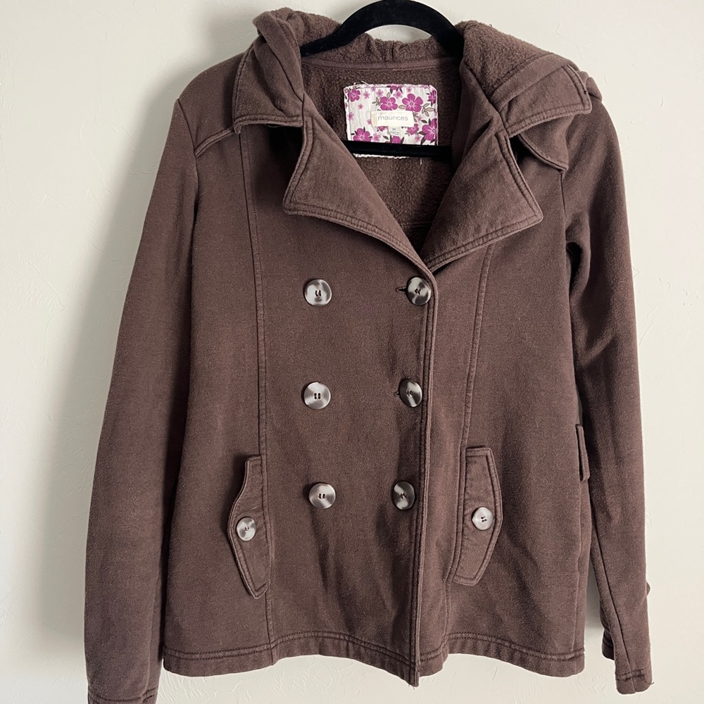 Twilight core Brown Hooded Coat